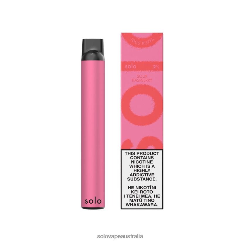 Sour Raspberry Solo Disposable Vape ZN6LB013 | Solo Vape Review